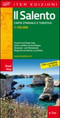 Il Salento. Carta stradale e turistica 1:100.000. Ediz. multilingue