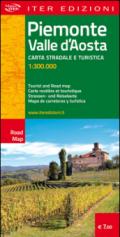 Piemonte e Valle d'Aosta. Carta stradale e turistica 1:300.000. Ediz. multilingue