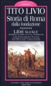 Storia di Roma dalla fondazione. Testo latino a fronte: 6
