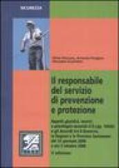 Il responsabile del servizio di prevenzione e protezione