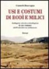 Usi e costumi di Rodì e Milici. Indagine storico-etnologica in un comune dell'entroterra milazzese