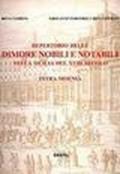 Repertorio delle dimore nobili e notabili nella Sicilia del XVIII