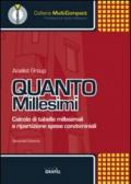 Quanto millesimi. Calcolo di tabelle millesimali e ripartizione spese condominiali. CD-ROM