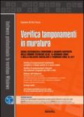 Verifica tamponamenti in muratura. Con Contenuto digitale per download e accesso on line