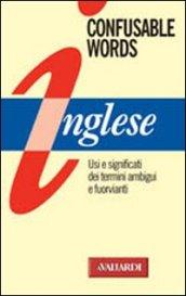 Confusable words. Uso e significati dei termini ambigui e fuorvianti