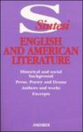 English and american literature. Nineteenth and twentieth century