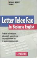 Letter telex fax in business english