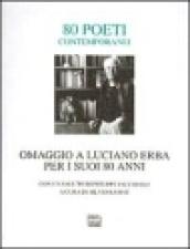 Omaggio a Luciano Erba per i suoi 80 anni