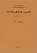 Novelle rusticane. Ediz. critica