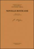 Novelle rusticane. Ediz. critica