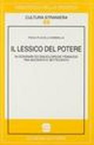 Il lessico del potere in dizionari ed enciclopedie francesi tra Seicento e Settecento