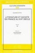 Litterature et societé en France au XVII/e siècle. 3.
