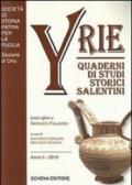 Yrie. Quaderni di studi storici salentini