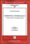 Marketing terminology. A corpus-driven lexicographic study