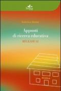 Appunti di ricerca educatica. Release 02