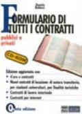 Formulario di tutti i contratti. Pubblici e privati