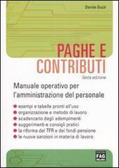 Paghe e contributi. Manuale operativo per l'amministrazione del personale