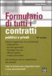 Formulario di tutti i contratti pubblici e privati