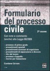 Formulario del processo civile. Con CD-ROM