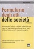 Il formulario degli atti delle società