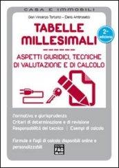 Tabelle millesimali. Aspetti giuridici, tecniche di valutazione e di calcolo