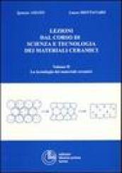 Lezioni dal corso di scienza e tecnologia dei materiali ceramici: 2