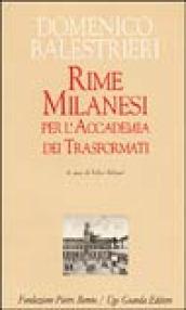 Rime Milanesi per l'Accademia dei trasformati