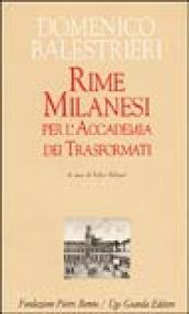 Rime Milanesi per l'Accademia dei trasformati