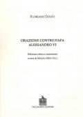 Orazione contro papa Alessandro VI. Ediz. critica