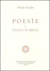 Poesìe e pàgine 'd pròsa