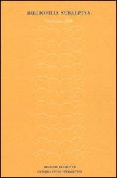 Bibliofilia subalpina. Quaderno (2000)