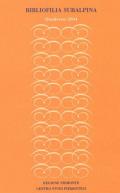 Bibliofilia subalpina. Quaderno (2004)