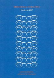 Bibliofilia subalpina. Quaderno (2007)