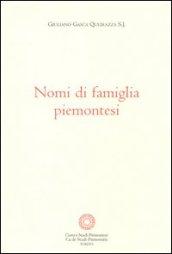 Nomi di famiglia piemontesi