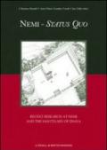 Nemi status quo. Recent research at Nemi and the sanctuary of Diana