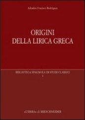 Origini della lirica greca