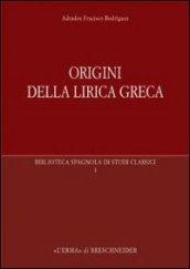 Origini della lirica greca