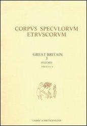 Corpus speculorum etruscorum. Great Britain. 3.Oxford