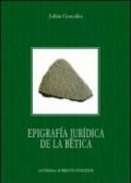 Epigrafia juridica de la Bética