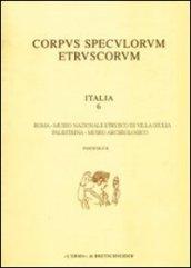 Corpus speculorum etruscorum. Italia. 6.