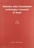 Bullettino della Commissione archeologica comunale di Roma (1987-1988). Vol. 92\1