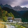 Postkartenkalender Alto Adige 2012