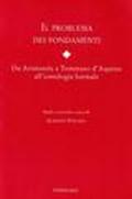 Il problema dei fondamenti. Da Aristotele a Tommaso d'Aquino all'ontologia formale