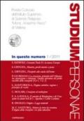 Studium personae. Rivista culturale dell'Istituto superiore di scienze religiose Mons. A. Pecci di Matera (2011). 1.
