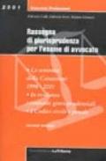 Rassegna di giurisprudenza per l'esame di avvocato. Le sentenze della Cassazione 1998-2001