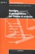 Rassegna di giurisprudenza per l'esame di avvocato. Le sentenze della Cassazione 1998-2001