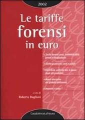 Le tariffe forensi in Euro. Con il contributo unificato per l'iscrizione a ruolo e i diritti di cancelleria