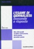 L'esame di giornalista. Domande e risposte