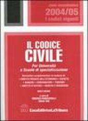 Il codice civile. Per università e scuole di specializzazione