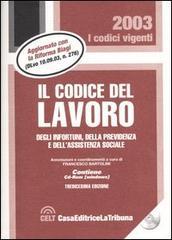 Il codice del lavoro, degli infortuni, della previdenza e dell'assistenza sociale. Con CD-ROM